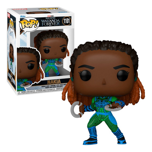 Funko Pop Nakia #1101 Pantera Negra Wakanda Figura Original