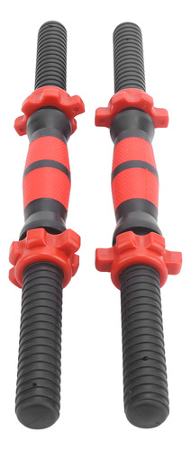 Weight Lifting Dumbbell Handles 40cm Bars 4pcs Nuts Fitness