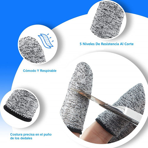 16x Dedales Hppe Fundas De Mangas Resistentes A Cortes