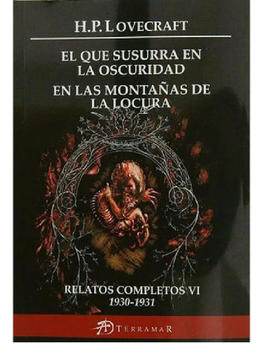 Libro - Relatospletos Vi 1930/1931 - H. P. Lovecraft - Terr