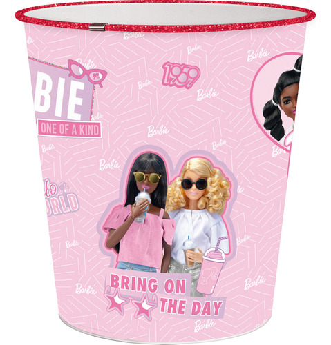 Stor Cesto Tacho De Basura Barbie Estilo Y Glamour Para Tu E