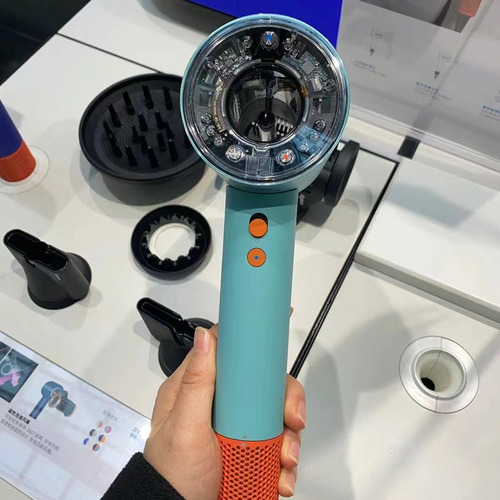 Secadora Profesional con Iones Negativos y Control Térmico Inteligente - Tecnología Supersónica para Cabello Brillante sin Daño, Motor Silencioso y Rápido Secado