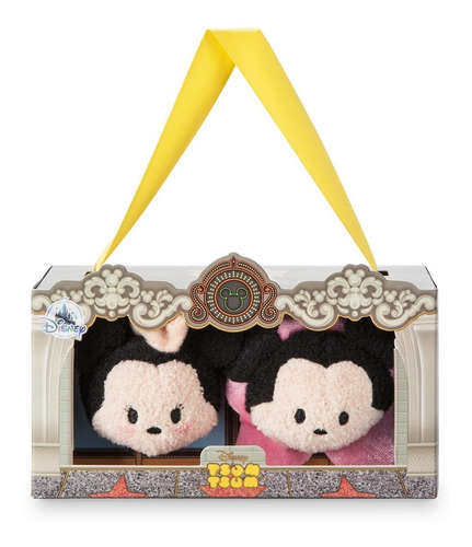 Disney Store Set L.a Mickey & Minnie Mini Tsum Tsum 9cm