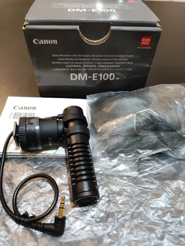Microfone estéreo Canon Mod DM-e100 | Parcelamento sem juros