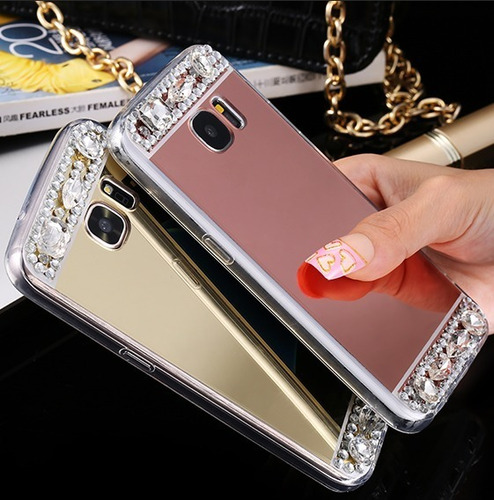 Imagen 2 de 3 de Carcasa Funda Espejada Samsung S8 + S9 + S10 + Note 9 S21 +
