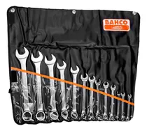 Comprar Juego De 14 Llaves Combinadas Punta Y Corona Bahco 111m\u002F14t Color Cromado