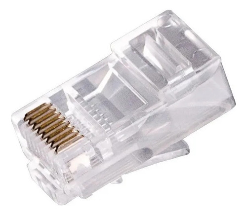 Bolsa 100 Fichas Conector Rj45 Cat 5 Ethernet Red