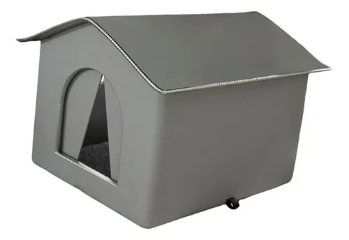 Casa Para Gatos Exterior Aislada – Refugio Térmico Plegable, Impermeable, Con Base Elevada, Ideal Para Invierno