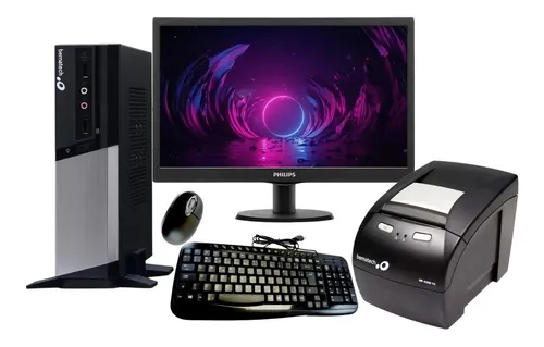 comprar Pdv + Monitor + Impressora Usb + Teclado E Mouse Bematech