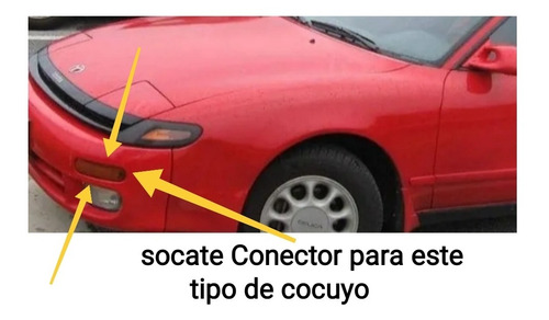 Socate Conector Para Cocuyo Parachoque Toyota Celica 92/96 