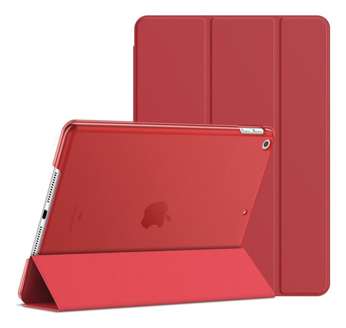 Funda Jetech, Para iPad 10.2'', Generacion 7 / 8 / 9, Rojo