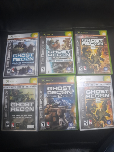 Coleção Ghost Recon,xbox Clássico 