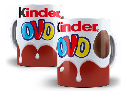 Caneca Páscoa Kinder Ovo + Caixinha - Modelo 01