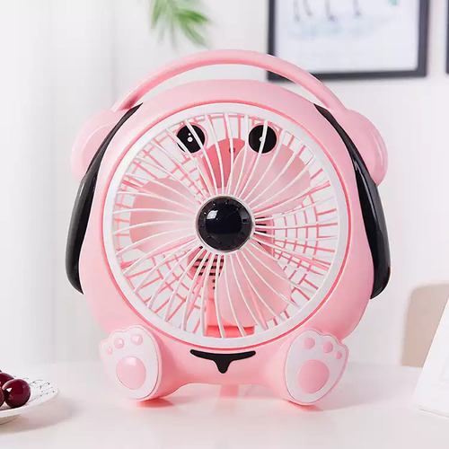 Ventilador De Escritorio Portátil De 2 Velocidades Con Diseñ
