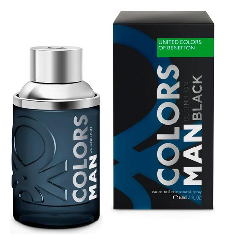 Perfume Benetton Colors Man Black 60ml Original Oferta