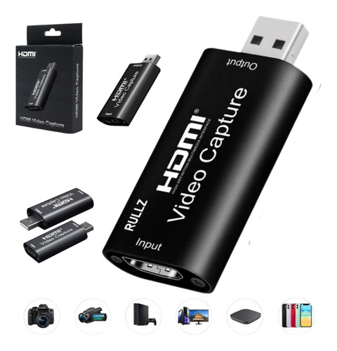 Capturadora De Video Usb Liv Streaming Hd 1080 Hdmi Usb 