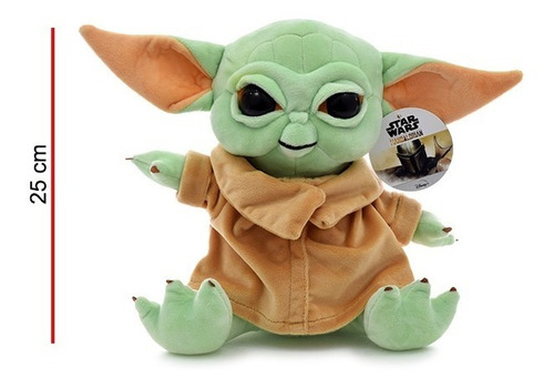 Imagen 2 de 4 de Peluche Baby Yoda 25 Cm. Original De Phi Phi Toys