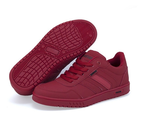 Tenis Newk Hombre Mujer Línea Zapropre Color Rojo