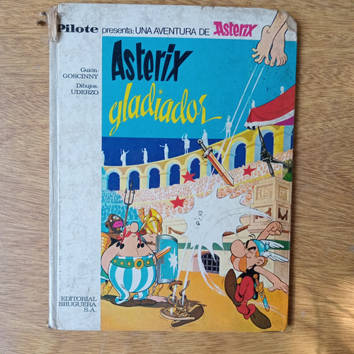Libro Asterix Gladiador Goscinny Uderzo Tapa Dura 1º Ed 1968