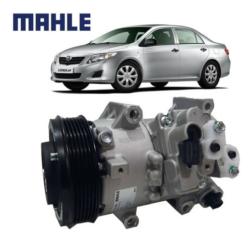 Compressor Ar Corolla 1.8 2 Torres Até 2014 Original Mahle 