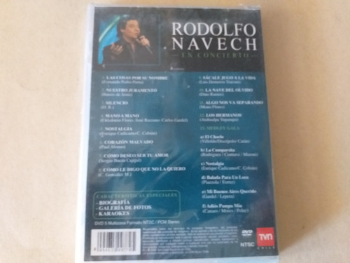Dvd Rodolfo Navech/ En Concierto