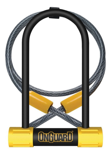Imagen 1 de 5 de Candado Tipo U Onguard 8015m Para Bicicleta