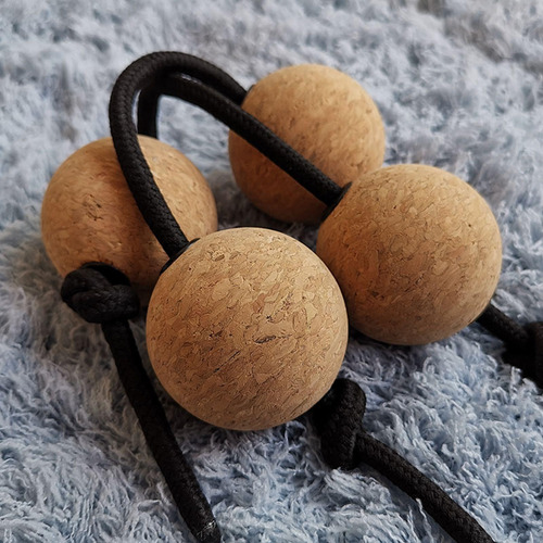 Cork Rhythmic Sand Balls Music Eggs Pequeño Instrumento