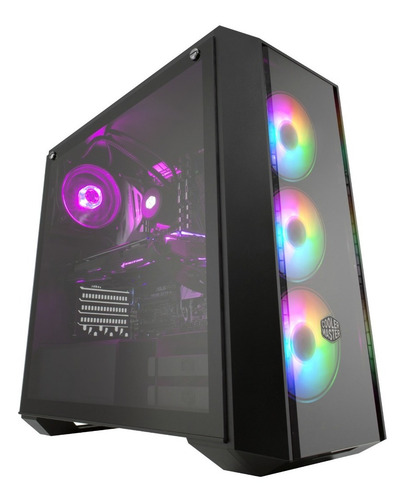 Imagen 3 de 3 de Cooler Master Pro 5 Argb 3 Ventiladores Incluido Case Gamer