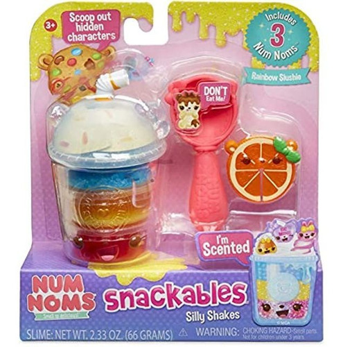 Num Noms Snackables Silly Shakes Rainbow Slushie, Multicolo