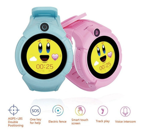 Smartwatch Kids Bluetooth Tactil Gps Video Microfono Sleep