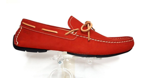 Calzado Mocasín Mega Para Caballero Rojo