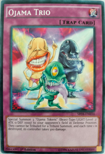 Yu Gi Oh! Ojama Trio Sr04-en034