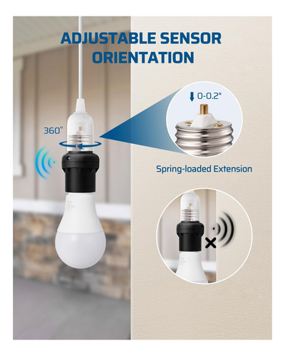 Socador Del Sensor De Luz Dewenwils, Adaptador De De Luz, De