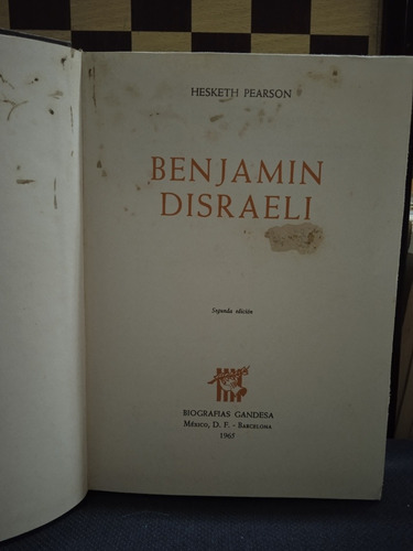 Benjamín Disraeli-hesketh Pearson