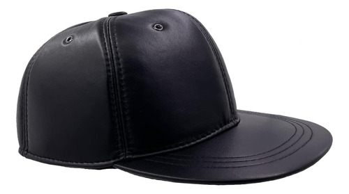 Ifsun Hombres Mujeres Gorra De Béisbol De Cuero Snapback Som