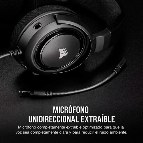 Auriculares Corsair Hs35 Gamer Pc Ps4 Xbox One - Carbon