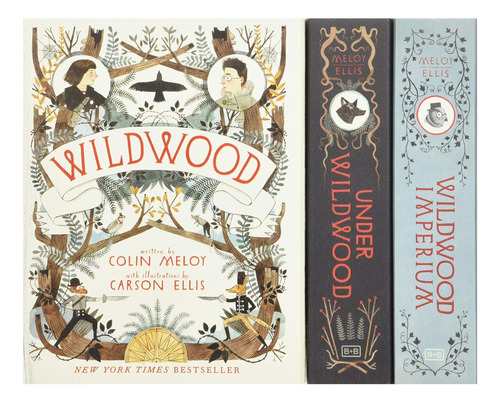 Caja 3 Libros Wildwood Chronicles: Wildwood, Under Wildwood,
