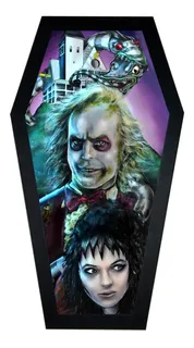 fantasia os fantasmas se divertem Quadro Caixão Beetlejuice Arte Fantasmas Se Divertem