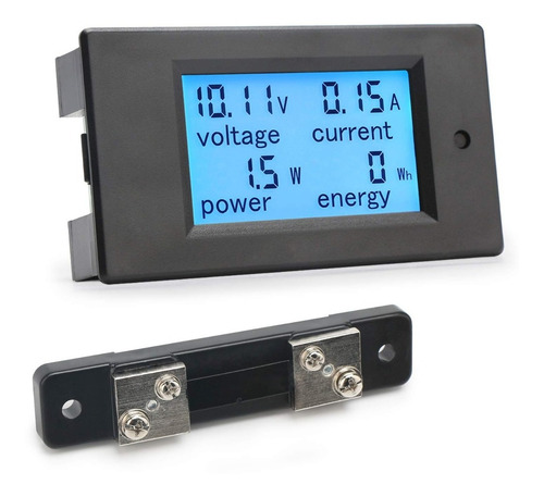 Voltimetro Lcd Dc 6,5 -100v - Medidor De Amperaje- 0-100a