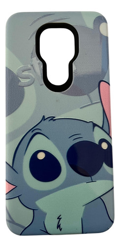 Funda Motorola G9 Play Diseño De Stitch Azul Acero Diseño De Stitch