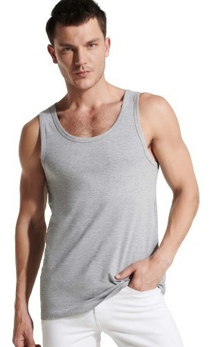 Camisetas 100% Algodón Sin Manga, Musculosas Hombre