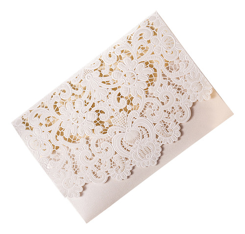 Tarjetas De Invitación, 25 Unidades, Sobres De Boda Huecos P