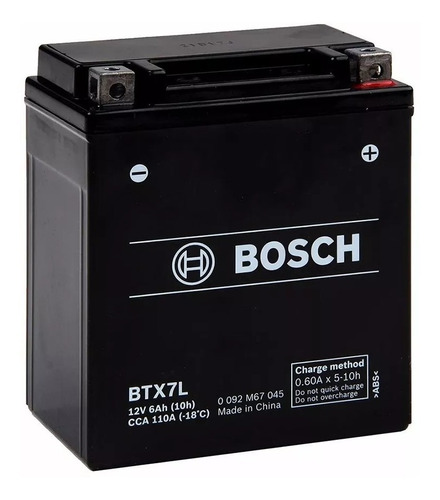 Batería Gel Bosch Btx7l-bs = Ytx7l-bs Honda Tornado Ninja