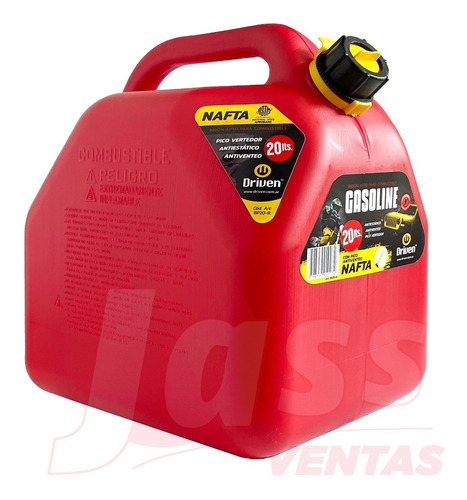 Bidon Combustible 20 Litros Nafta Diesel Driven Pico Vertedor