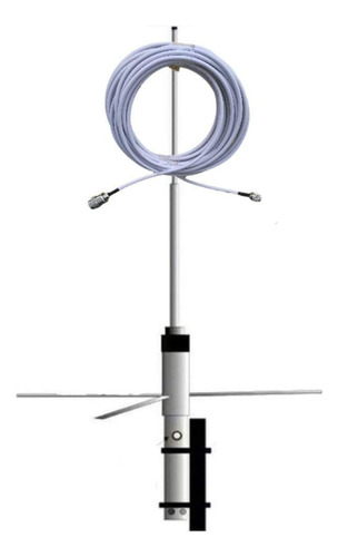 Antena St Plano Terra Fm 87-108mhz 15m Cabo