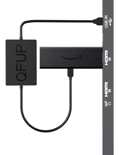 Qfup Cable De Alimentacion Usb Que Alimenta Fire Stick Tv Di