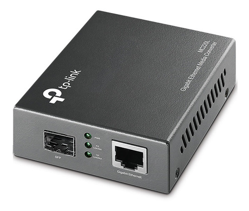 Convertidor De Medio Sfp Tp-link Mc220l Gigabit Case Sfp Sm