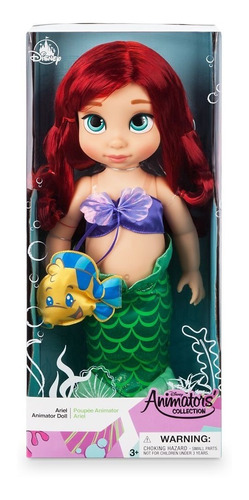 Muñeca Ariel La Sirenita Animators 40cm Disney Store 