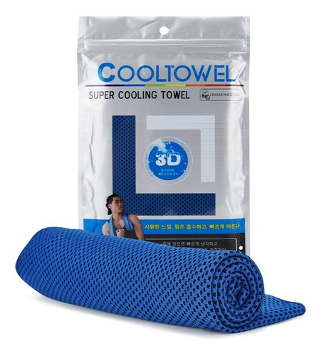 Pack X 5 Toallas Frias Microfibra Cooltowel® Refrigerante 