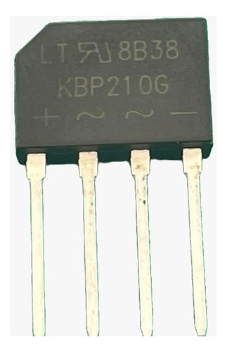 10x Ponte Retificadora Kbp210g Kbp210 2amp 1000v Liteon